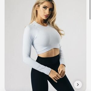 ALPHALETE Ultrasoft APEX Long Sleeve Fitted Crop